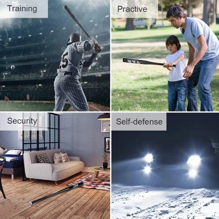 Högkvalitativ basebollträ av aluminiumlegering för träning och självförsvar – 20 tum