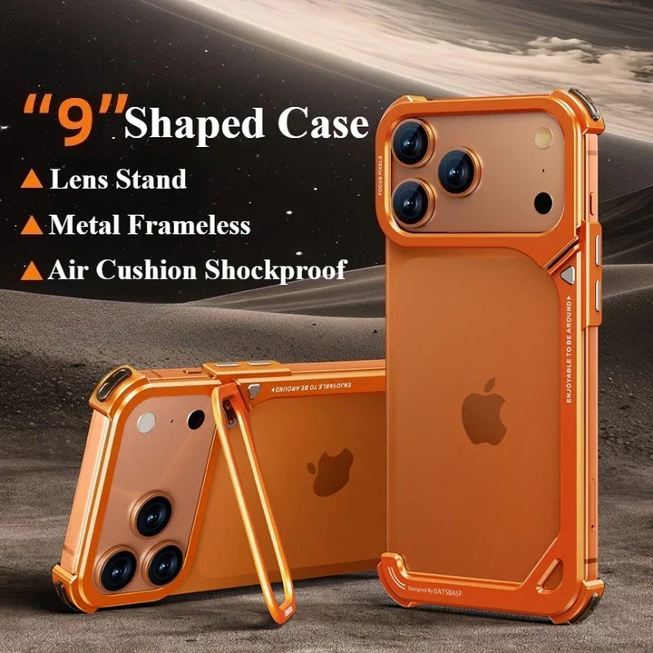 Metallramlös Bumper för iPhone 17