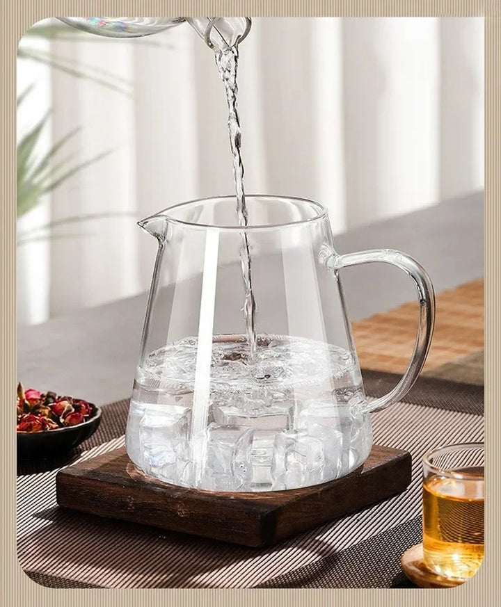 450ml-950ml Värmebeständig Glas Teekanna – Rostfritt Stål Te-sil, Blomkanna för Kung Fu Teetillbehör, Puer- och Oolong-te