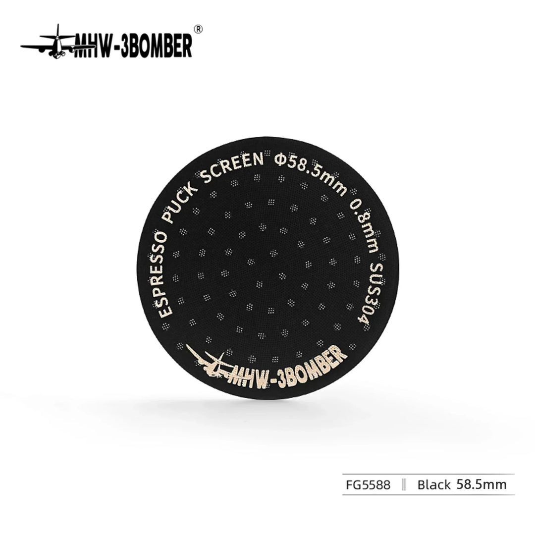 MHW-3BOMBER 51/53/58.5mm Espresso Puck Skärm Dubbel-Lager Metall Kaffe Återanvändbart Filter