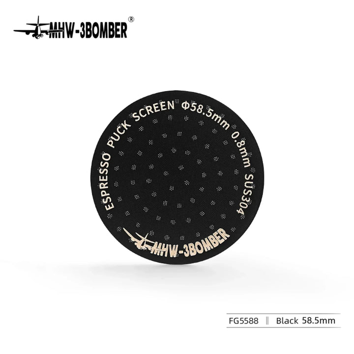 MHW-3BOMBER 51/53/58.5mm Espresso Puck Skärm Dubbel-Lager Metall Kaffe Återanvändbart Filter