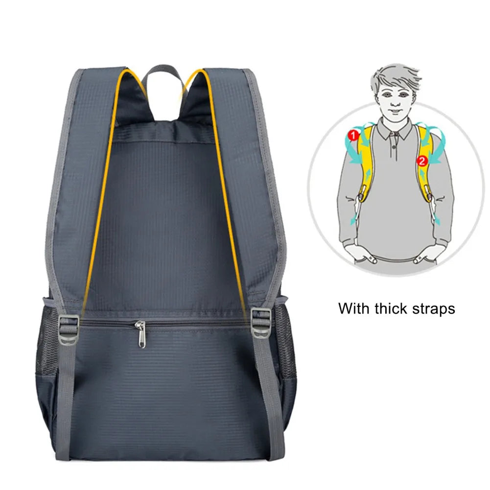 Karnz | Trekparo Fällbar Ryggsäck | 30L Ultralätt &amp; Vattentät | För Vandring, Camping &amp; Resor | Unisex Dagryggsäck