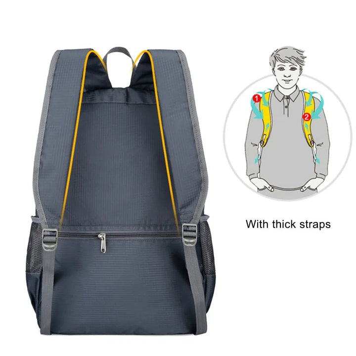 Karnz | Trekparo Fällbar Ryggsäck | 30L Ultr lätt &amp; Vattentät | För Vandring, Camping &amp; Resor | Unisex Dagryggsäck