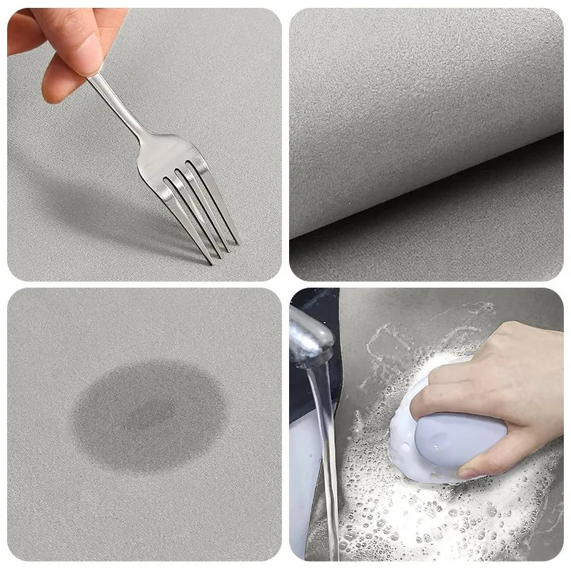 Anti-Skrid Golvmatta SoftGrip – Absorberande Tvättbar Matta för Alla Rum | Karnz