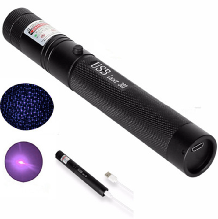 Karnz | Zelara-Power Laserpointer 303 - Uppladdningsbar synlig USB-laserpointer med hög effekt