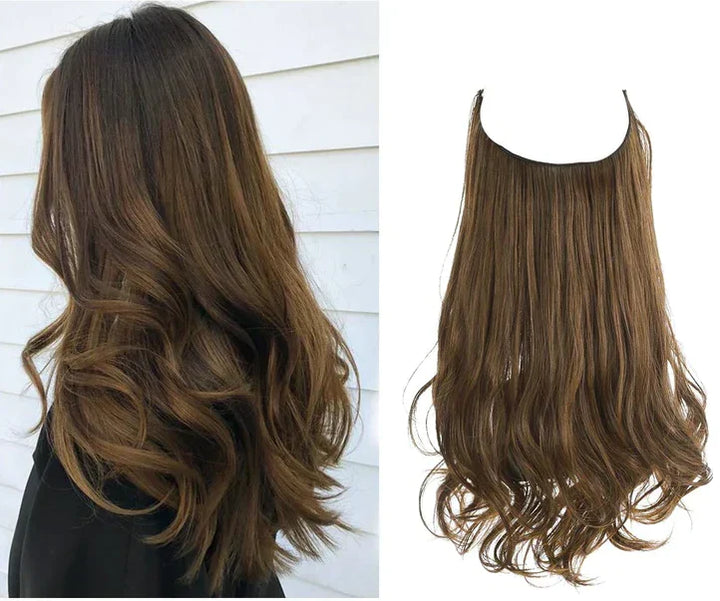 SecretHair | Äkta Hår Extensions | Naturligt Vågmängd | Blond