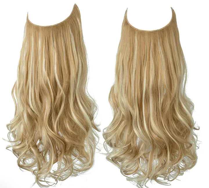 SecretHair | Äkta Hår Extensions | Naturligt Vågmängd | Blond