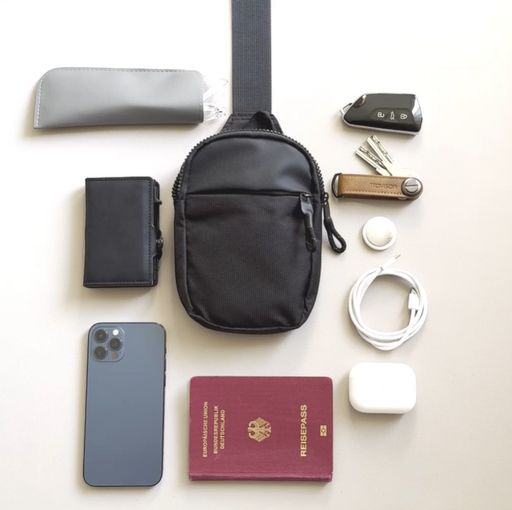 UrbanGuard Sling Bag | Kompakt, Säker, Vattentät | Karnz
