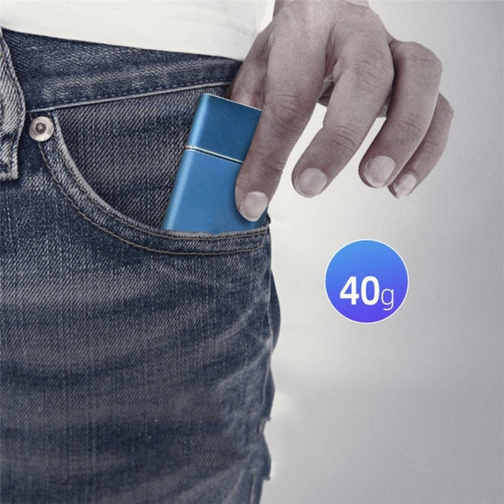 SafeStorage - Extern Mini-SSD-hårddisk 128 GB
