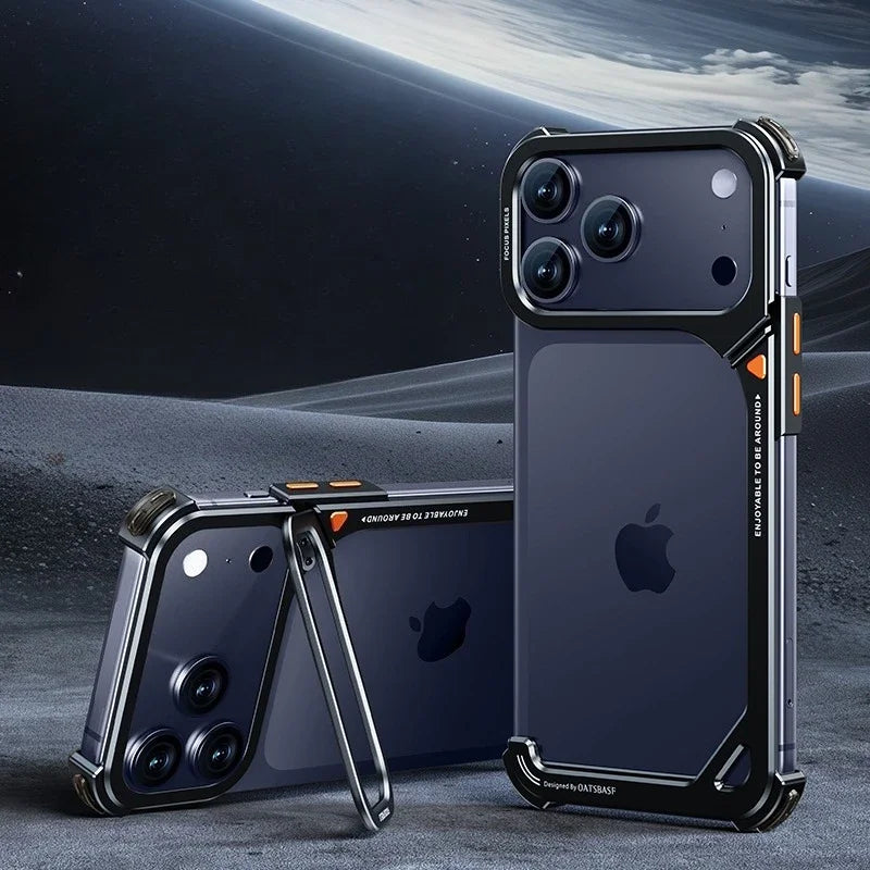 Metallramlös Bumper för iPhone 17