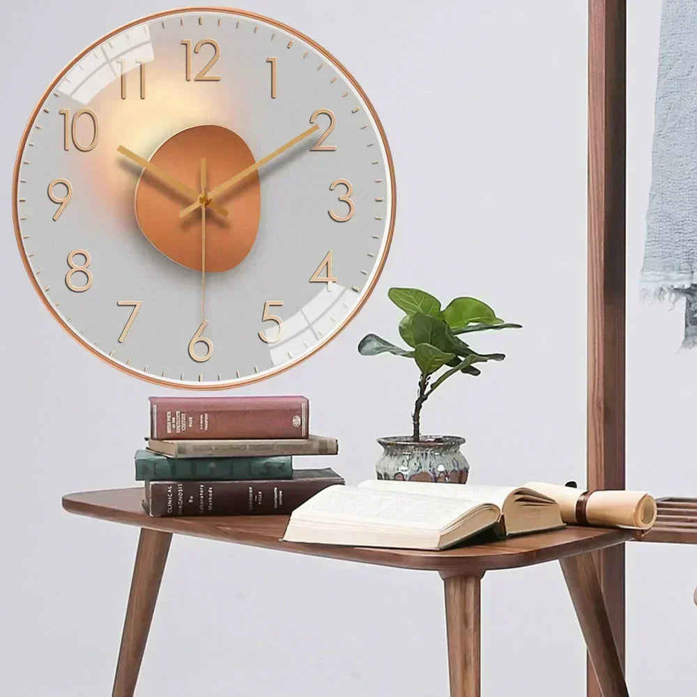 Karnz | SilentTime – Digital väggklocka i klassisk stil