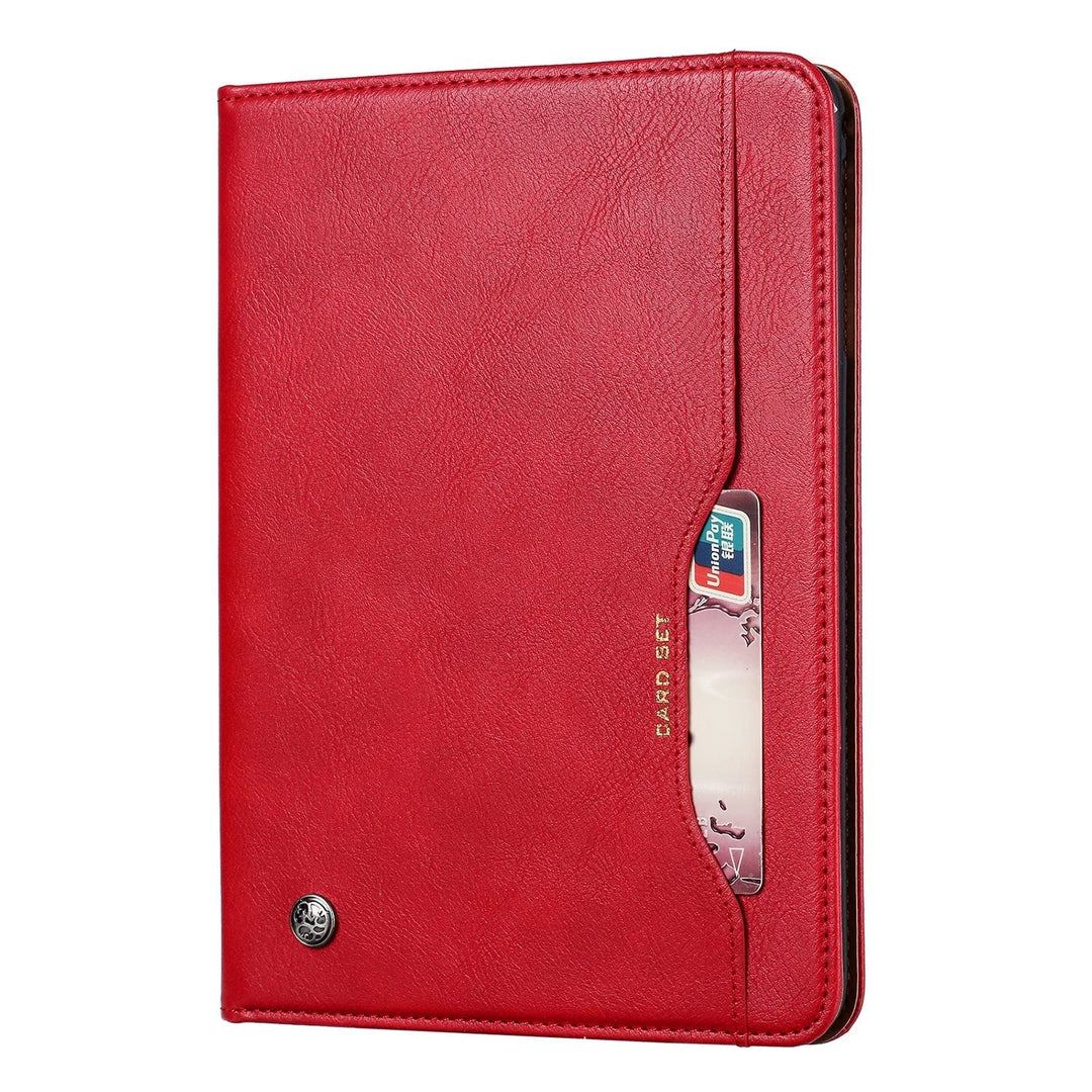 Leder Flip Case för iPad 9,7 (2017-2018), 10,2 (7. / 8. Gen), Air 2/3/4, Pro 9,7/10,5/11 - Vattentålig, Stötsäker, Affärs Tablet Fodral