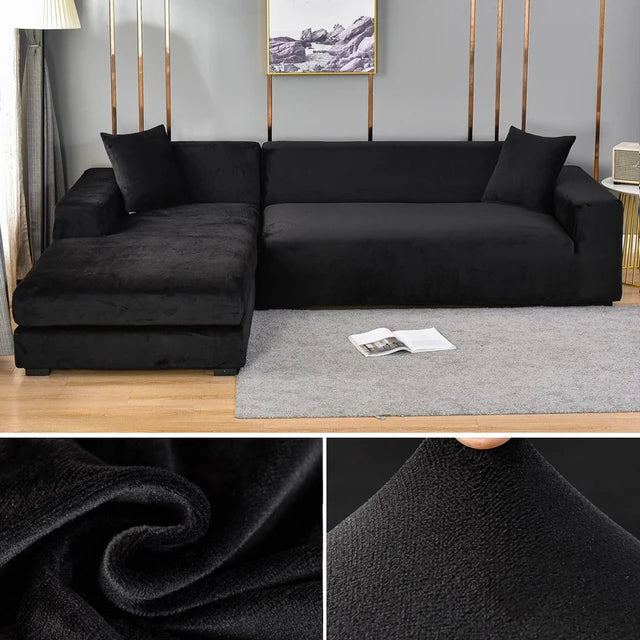 SofaGuard™ | Elastisk sammetsoffadäckning som sparar pengar