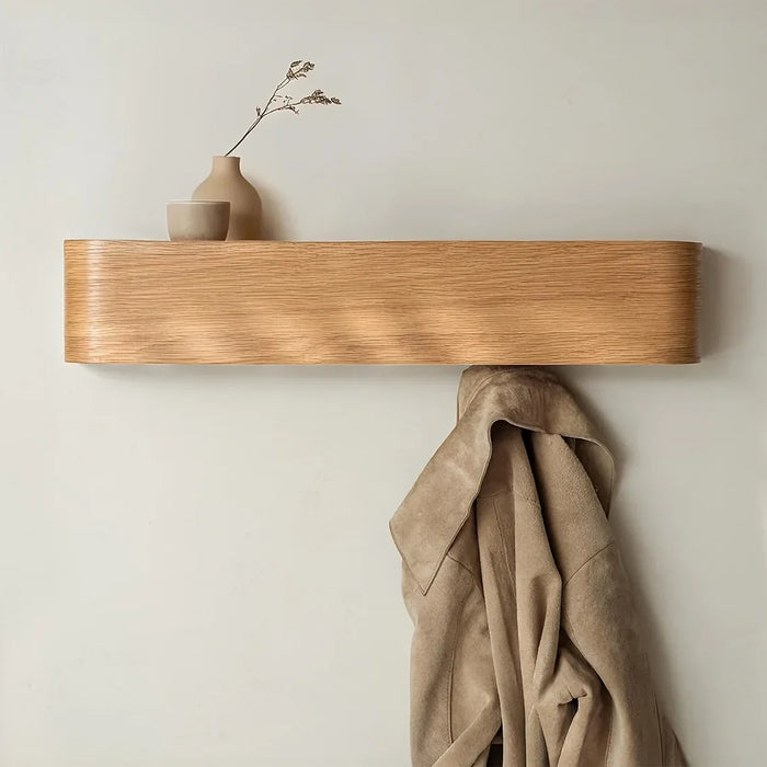 NordicHide Rack Vägggarderob med Hylla & Dolda Krok Karnz