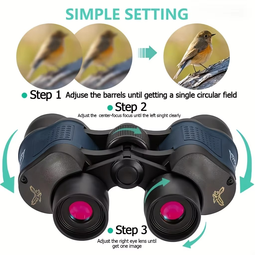 Ultra Vision 60x60 HD Högeffektskikare för utomhusentusiaster