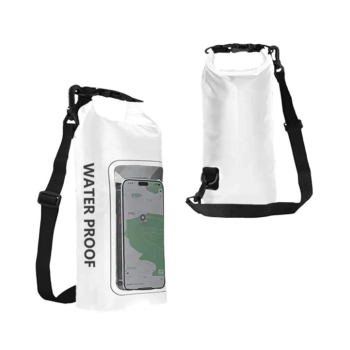 Karnz | AquaVault Vattentät Dry Bag 2L | Med Touchscreen-fönster | Utomhusväska för kajakpaddling, vandring &amp; vattensport
