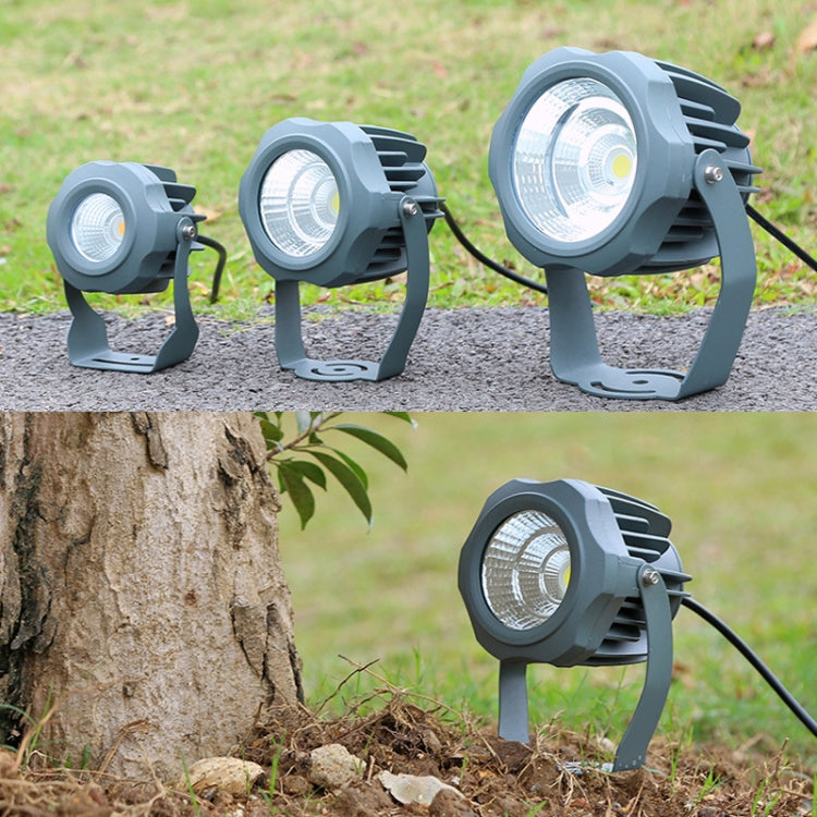 LED-Strålkastare COB Utomhus Vattentät Scheinwerfer Billboard Ljus Trädgårdslampa, Färg: 20W 7 Färger