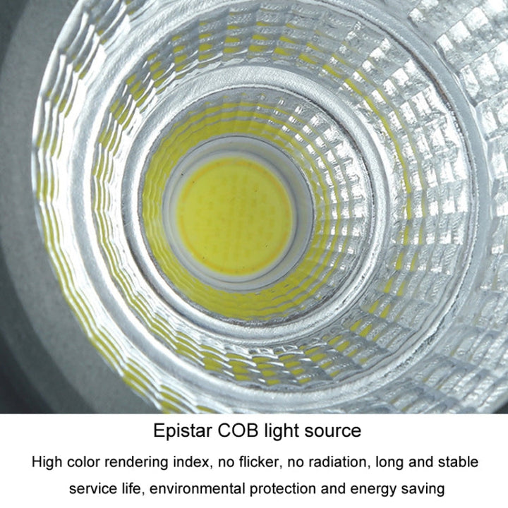 LED-Strålkastare COB Utomhus Vattentät Scheinwerfer Billboard Ljus Trädgårdslampa, Färg: 20W 7 Färger