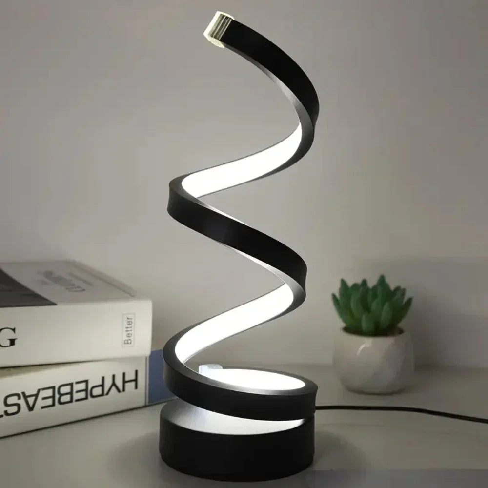 SpiralLight LED Bords-lampa med dimbart ljus och touch-kontroll | Karnz
