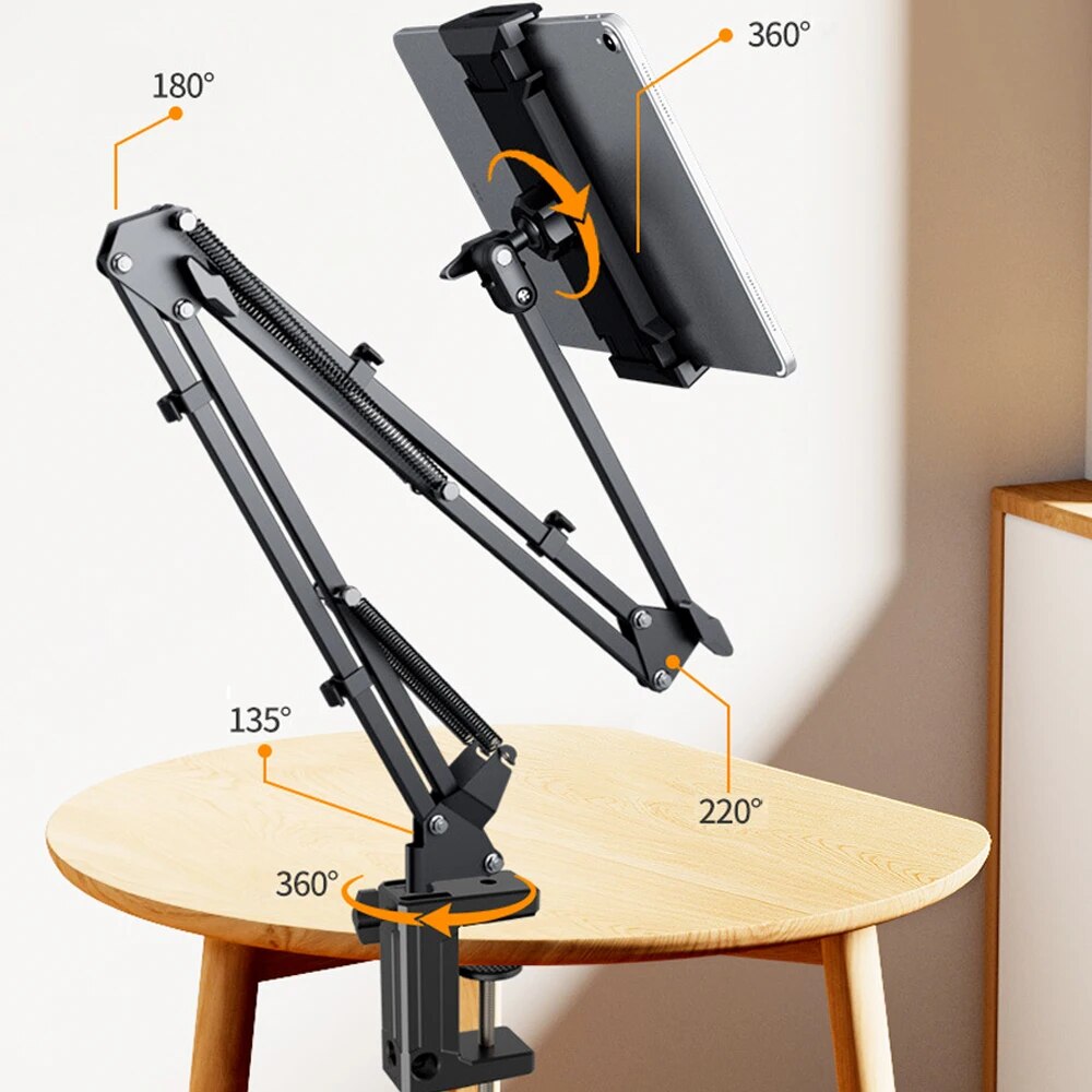 Tablet-hållare – FlexiMount – 360° roterbar – justerbar hållare