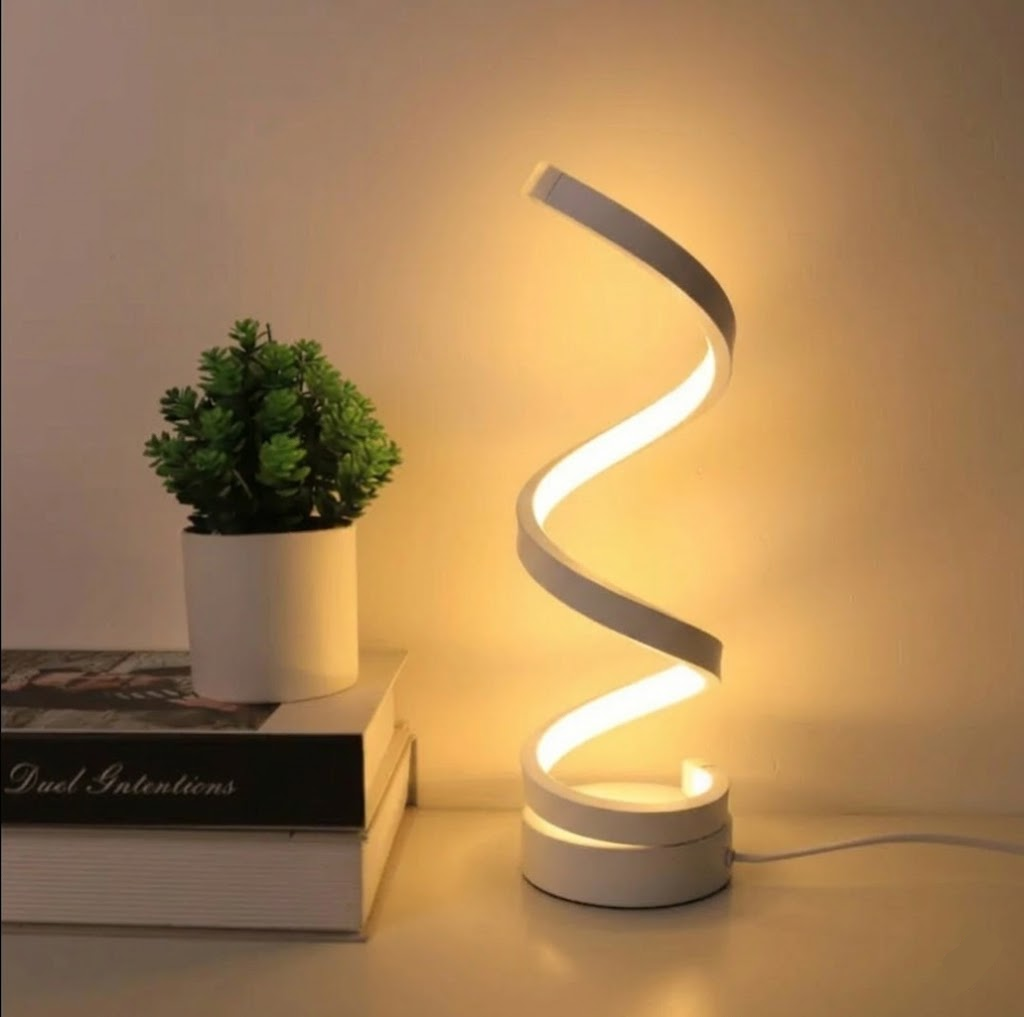 SpiralLight LED Bords-lampa med dimbart ljus och touch-kontroll | Karnz
