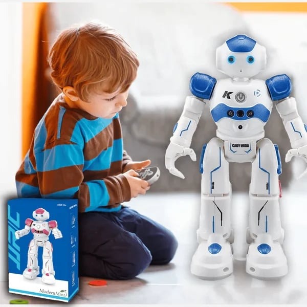 Intelligent robotleksak för barn | ThinkBot Interaktiv lärrobot | Gesterstyrning | Dansar och pratar | Uppladdningsbar