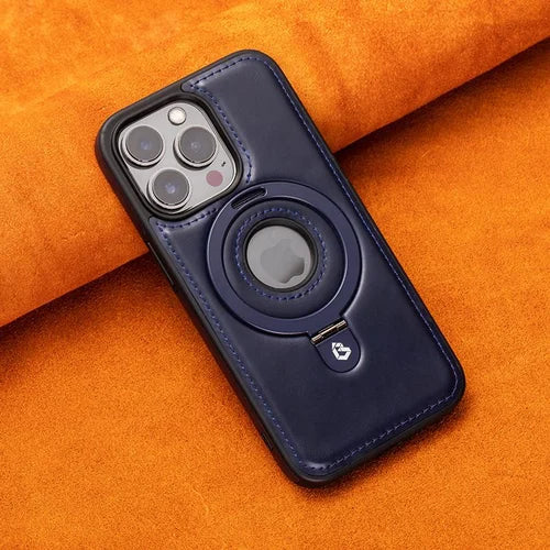 Magnetisk iPhone-fodral med osynlig ringställ