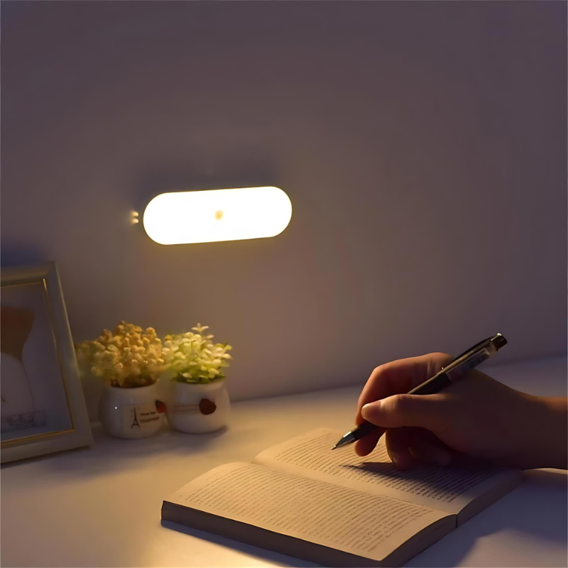 LED Vägglampa med Rörelsesensor och USB-laddning