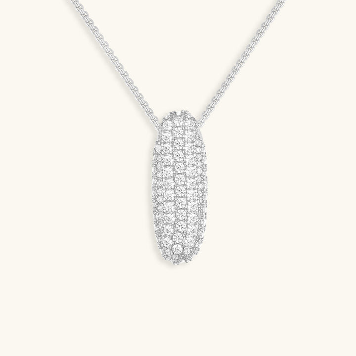 Bubble Initial-Diamant-Halsband