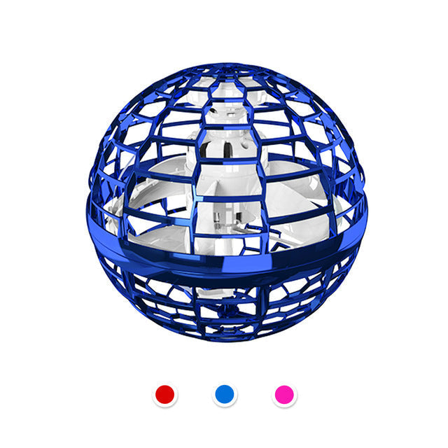 Flynova Pro flygande Boll Spin Lekhandkontrollerad Drone-Hubschrauber 360-graders roterande Mini-UFO med ljus Barnens presenter