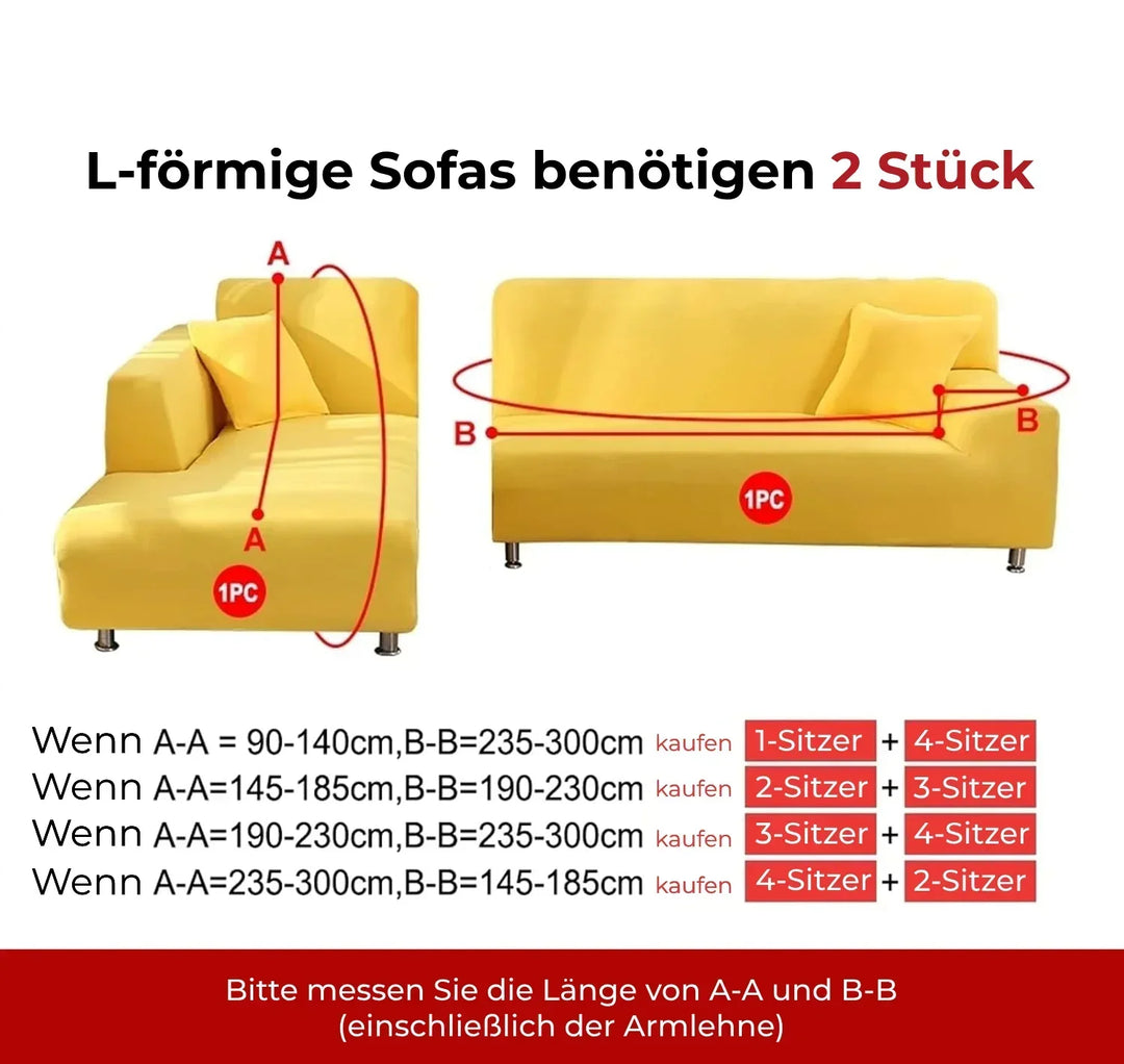 SofaGuard™ | Elastisk sammetsoffadäckning som sparar pengar
