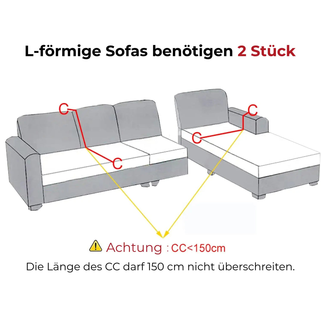 SofaGuard™ | Elastisk sammetsoffadäckning som sparar pengar