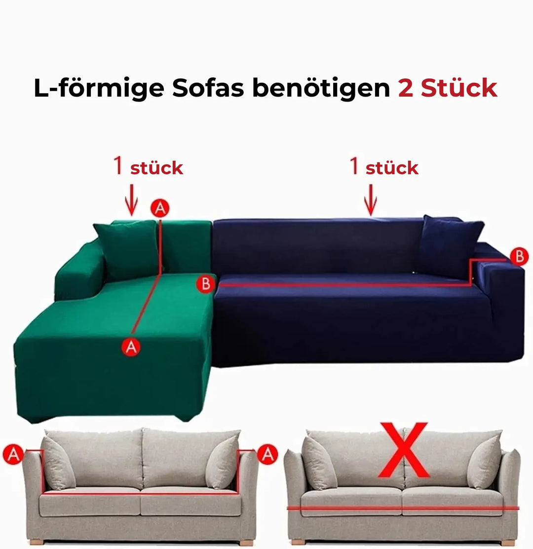 SofaGuard™ | Elastisk sammetsoffadäckning som sparar pengar
