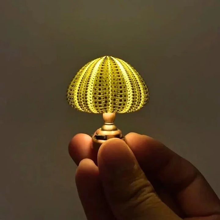 LumiCraft – Unik DIY-bordslampa med naturlig snäcka för en mysig atmosfär