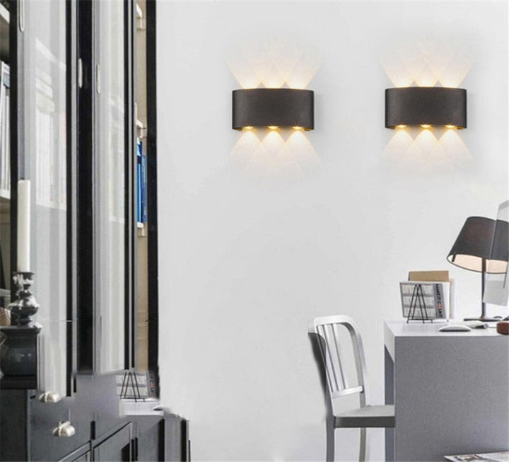 Modern Vattentät LED Vägglampa för Inomhus och Utomhus | Stilfull och Energieffektiv Belysning