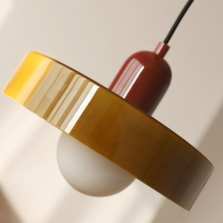 Färgglad Bauhaus-stil Pendellampa - StiloGlas | Karnz
