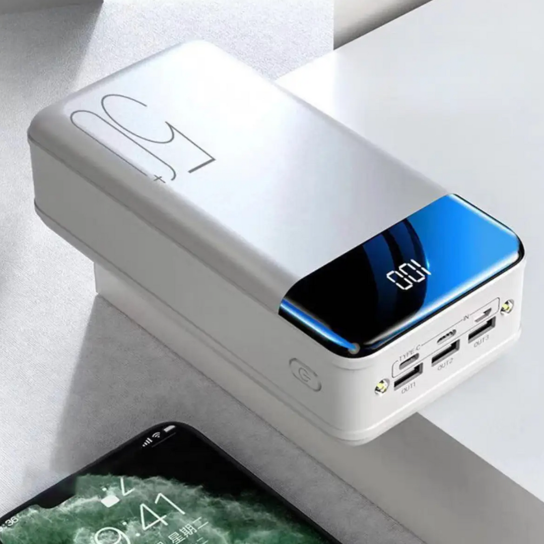 50.000mAh Powerbank med snabbladdningsfunktion | Karnz
