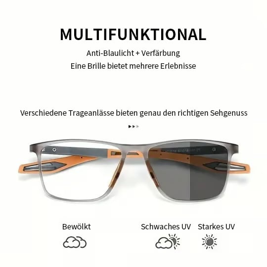 Phototrope Bifokalglasögon | Stiliga adaptiva linser | Karnz