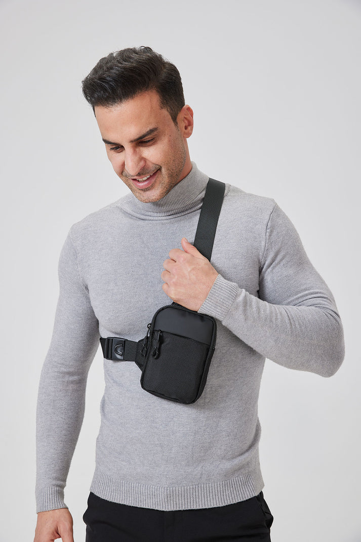 UrbanGuard Sling Bag | Kompakt, Säker, Vattentät | Karnz