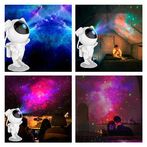 Stjärnhimmel Astronaut | LED Galaxy Projektor Nattljus för Sovrum &amp; Barn | Karnz