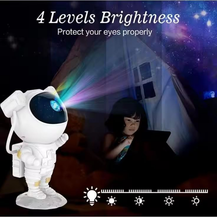 Stjärnhimmel Astronaut | LED Galaxy Projektor Nattljus för Sovrum &amp; Barn | Karnz