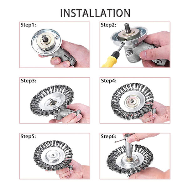 Garron™ Kolstål Ogräsborste &amp; Trimmer