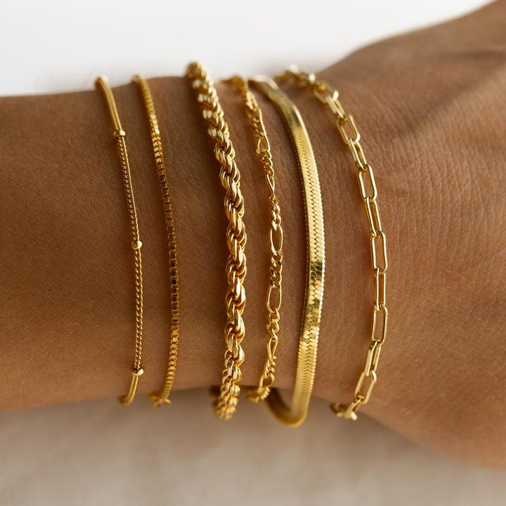 Karnz | 6-delars Set Klassiska Armband Stapla