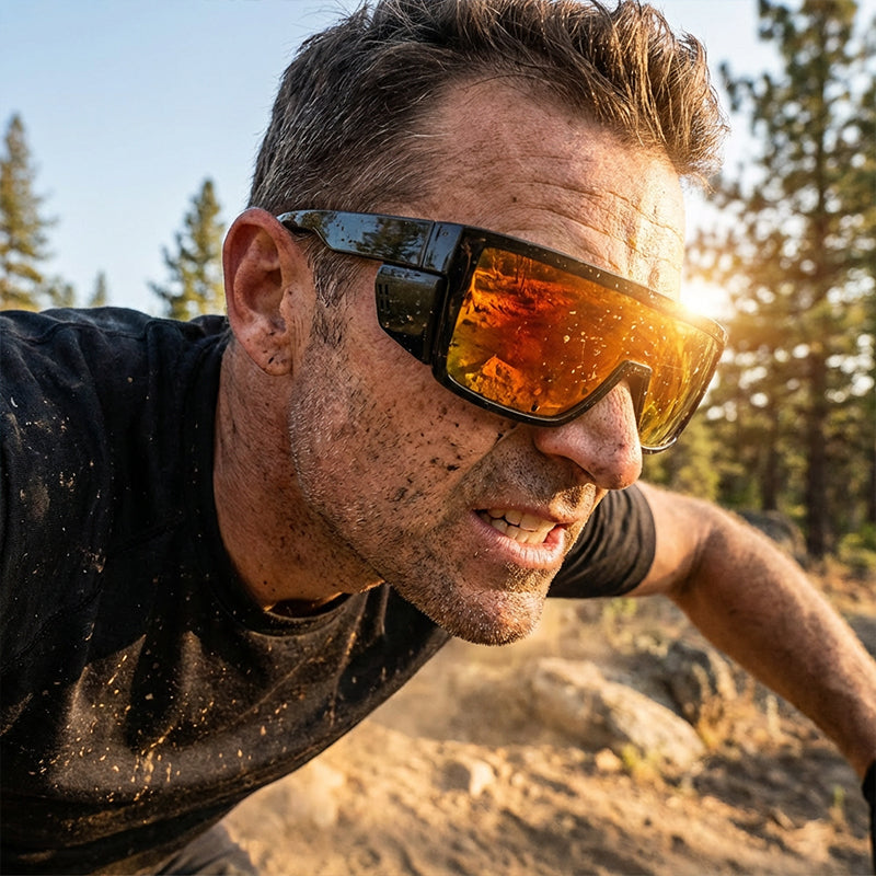 VitraGuard Sportglasögon — Upplev kompromisslös klarhet och skydd i alla äventyr | Karnz