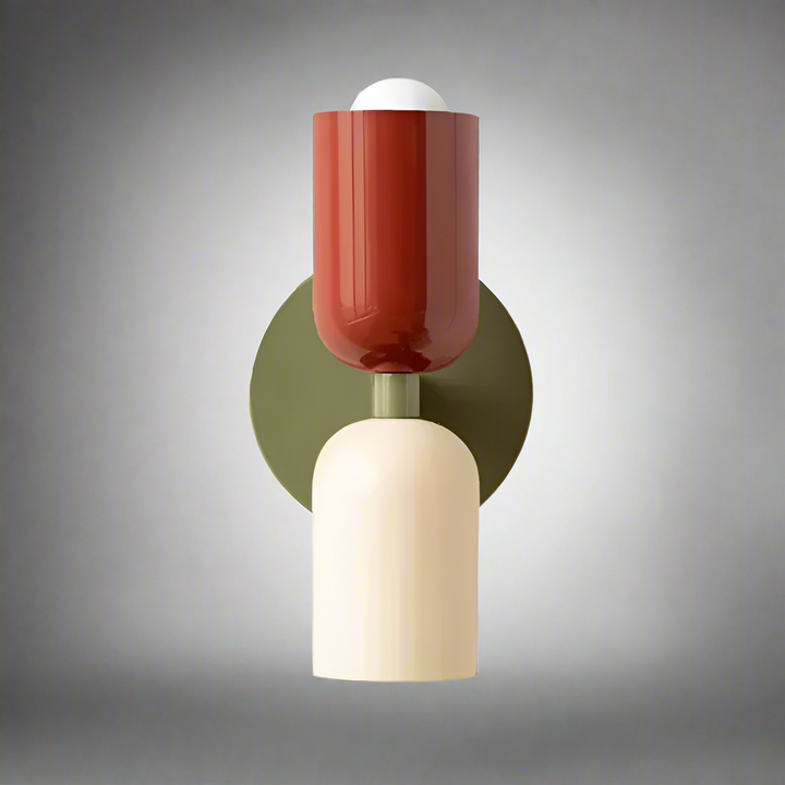 Modern Skandinavisk Metallvägglampa