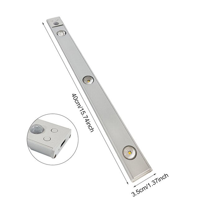 Trådlösa Smart LED-lampor med rörelsesensor | Uppladdningsbar och energieffektiv belysning för varje rum