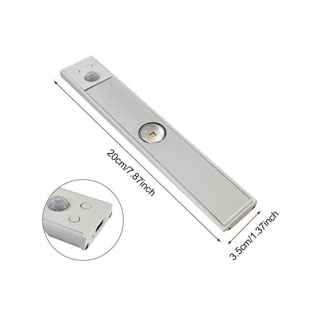 Trådlösa Smart LED-lampor med rörelsesensor | Uppladdningsbar och energieffektiv belysning för varje rum