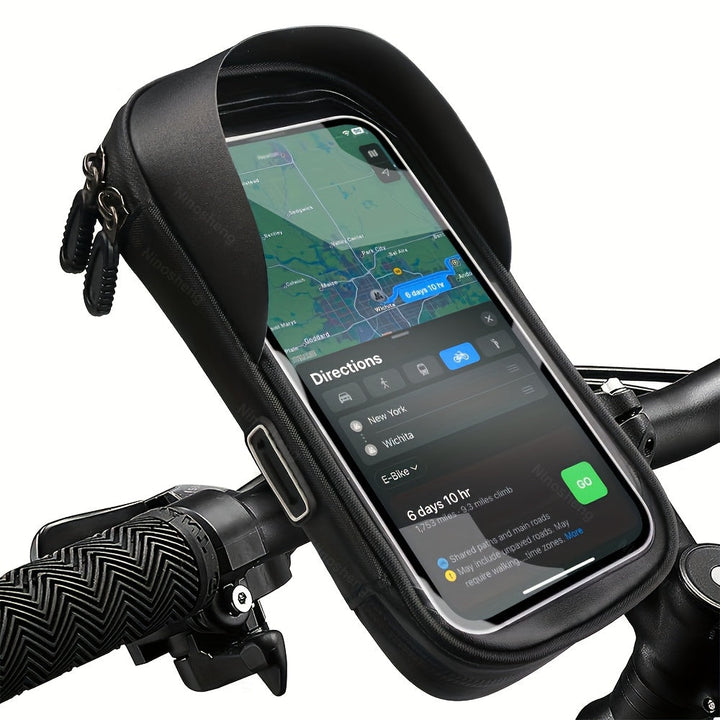 Vattentålig telefonhållare för cykel och motorcykel – 360° roterbar och passar för 4,5–6,4 tum | Karnz