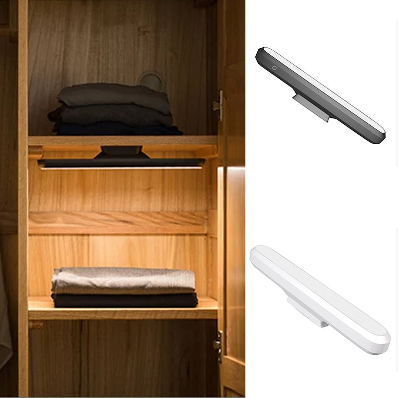 Magnetisk uppladdningsbar touch-lampa med lång batteritid