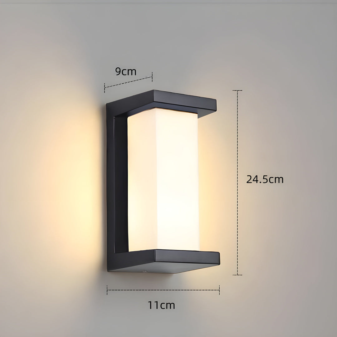 Karnz | LED Utomhus Rörelsesensor Vattentät Vägglampa